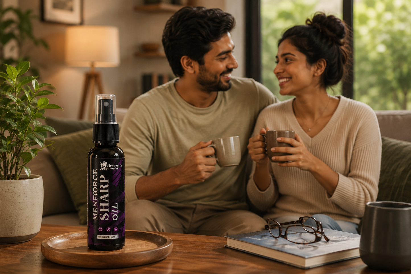 Menforce Sharp Oil | Premium Ayurvedic Herbal Oil | 50ml